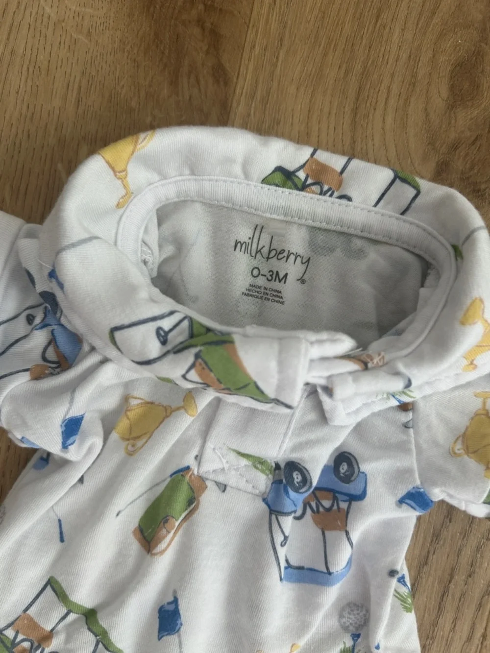 Milkberry Bamboo Golf Set Size‎ 0-3 months EUC